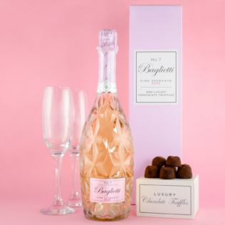 Baglietti Rose Prosecco and Chocolate Gift Set Product Image