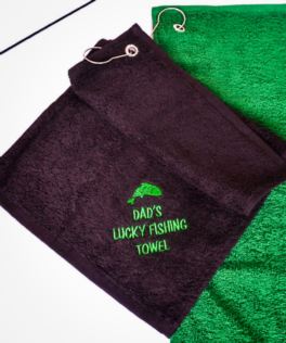 Personalised Lucky Fishing Towel Product Image