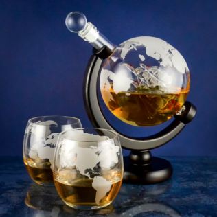 Globe Decanter With Glasses Set Product Image