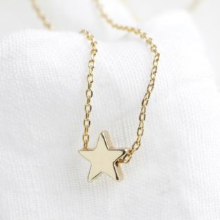 Star Bead Necklace in Gold Product Image
