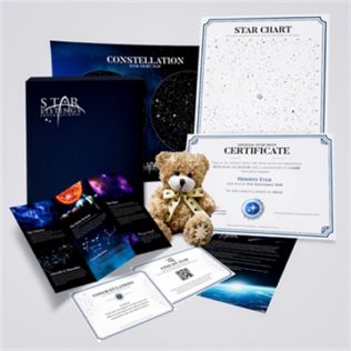 Personalised Name A Star with Teddy Gift Box Product Image