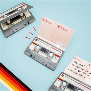 Re-recordable Retro Cassette Tape Greetings Card Product Image
