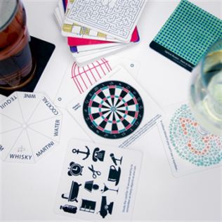 Set of 30 Bar Games Beer Mats Product Image