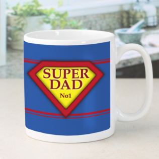 Super Dad Personalised Mug Product Image