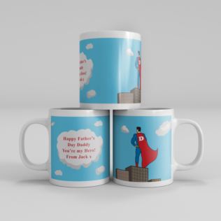 Super Hero Dad Personalised Mug Product Image