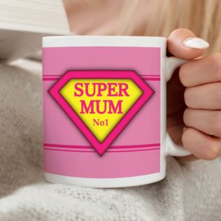 Super Mum Personalised Mug Product Image