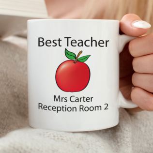 Best Teacher Personalised Mug Product Image