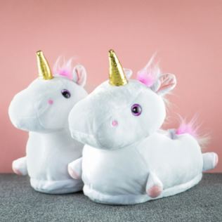 Unicorn LED Light Up Slippers Product Image