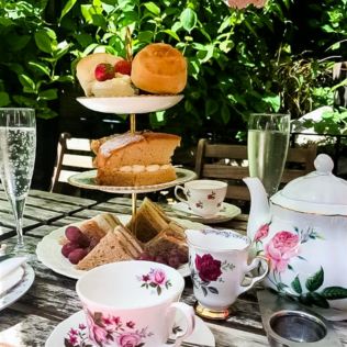 Vegan Afternoon Tea with a Glass of Fizz Product Image