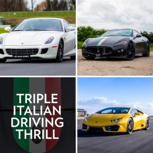Triple Italian Driving Thrill Product Image