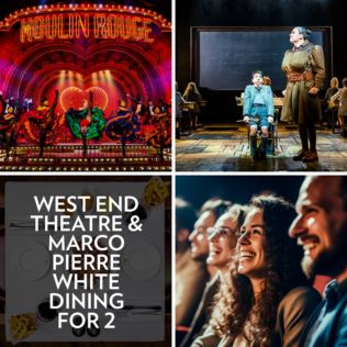 West End Theatre & Marco Pierre White Dining for Two Product Image