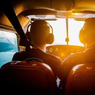 Aeroplane Pilot Land Away Double Product Image