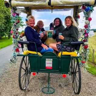 Horse Drawn Carriage Ride with Cream Tea for Four Product Image