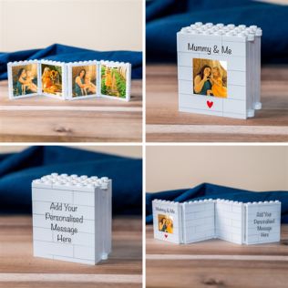 Personalised Fold-Out "Mummy & Me" LEGO® Brick Photo Albums Product Image