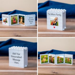 Personalised Fold-Out "The Family" LEGO® Brick Photo Albums Product Image