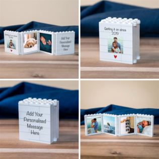 Personalised Fold-Out "Getting it On Ever Since" LEGO® Brick Photo Albums Product Image