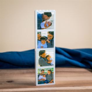 Personalised Photo Booth Style LEGO® Brick Block Product Image