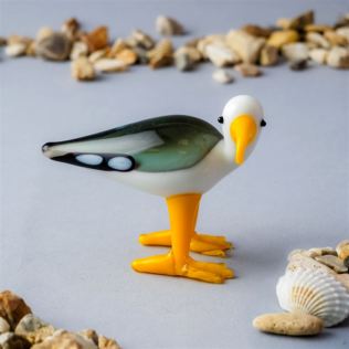 Artisan Glass Seagull Ornament Product Image