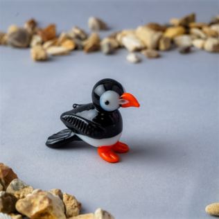 Artisan Glass Puffin Ornament Product Image