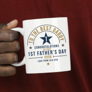 Personalised 1st Father's Day Mug Product Image