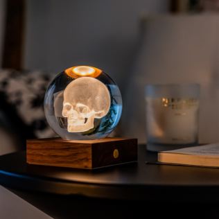Skull Amber Crystal Light Product Image