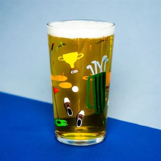 Golf Pint Glass Product Image