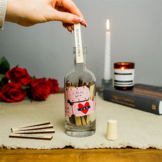 Personalised Date Night Ideas Bottle and Tokens Product Image