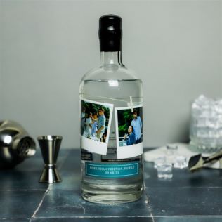 Personalised Photo Snapshot 75cl Vodka Bottle Product Image