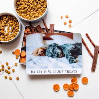 Personalised Photo Pet Treat Biscuit Tin Product Image