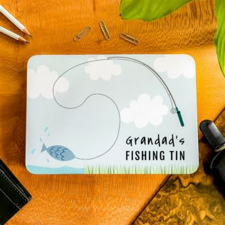 Personalised Cartoon Fishing Tin Product Image