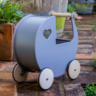 Wooden Doll Pram Push Along Toys Product Image