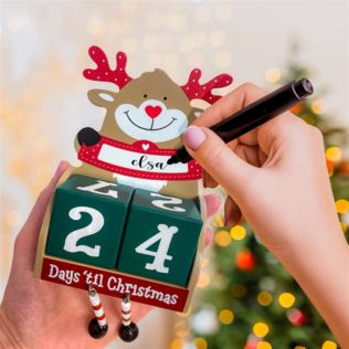 Personalise Yourself Christmas Advent Blocks Product Image