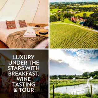 Luxury Under the Stars with Breakfast, Wine Tasting and Tour Product Image