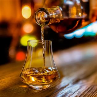 Roll & Spin Spirits Glass Product Image