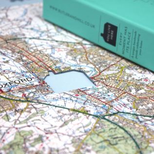 Personalised Jigsaw Puzzle 255 Pc Map Product Image