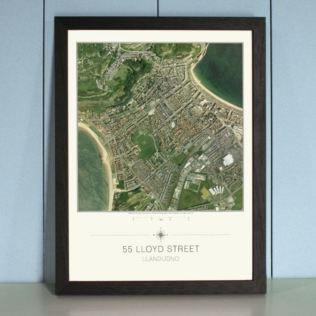 Personalised Your Home Aerial View Map Print - England and Wales only Product Image