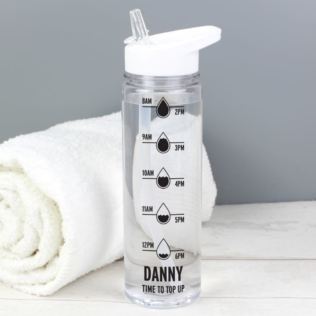 Personalised Hydration Tracker Water Bottles Product Image