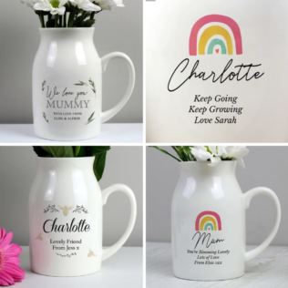 Personalised Flower Jugs Product Image