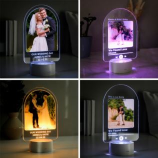 Personalised Photo Upload Colour Changing Lights Product Image