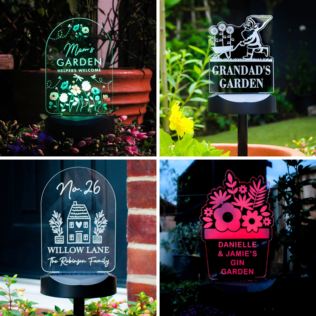 Personalised Outdoor Solar Lights Product Image
