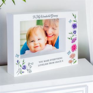 Personalised Wild Flowers Box Photo Frame Product Image