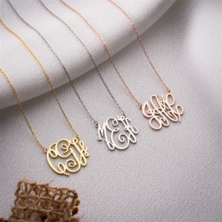Personalised Monogram Necklace Product Image