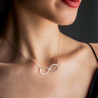 Personalised Infinity Name Necklace Product Image
