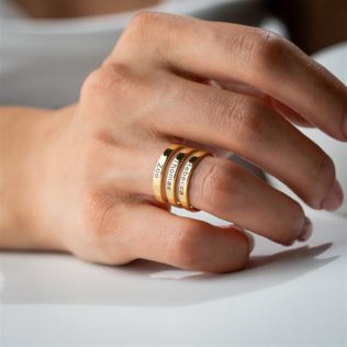Personalised Family Names Ring Product Image