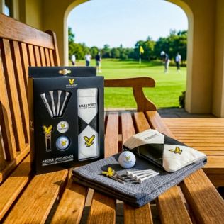Lyle & Scott Argyle Golf Links Pouch Gift Set Product Image