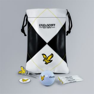 Lyle & Scott Argyle Golf Links Pouch Gift Set Product Image