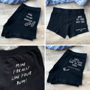 Personalised Cheeky Underwear Product Image