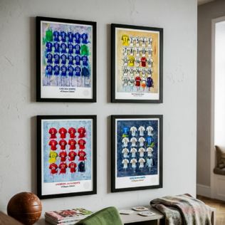 A3 Framed Special Football Team Prints Product Image