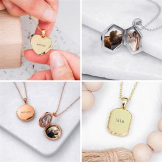 Personalised Photo Locket Necklaces Product Image