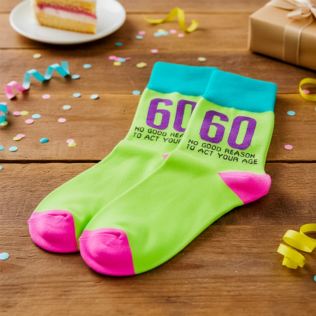 Funny Mens 60th Birthday Socks Product Image
